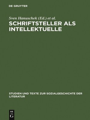 cover image of Schriftsteller als Intellektuelle
